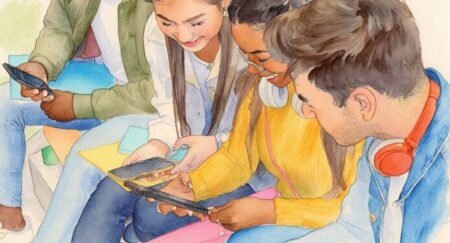 Gen Z using social media