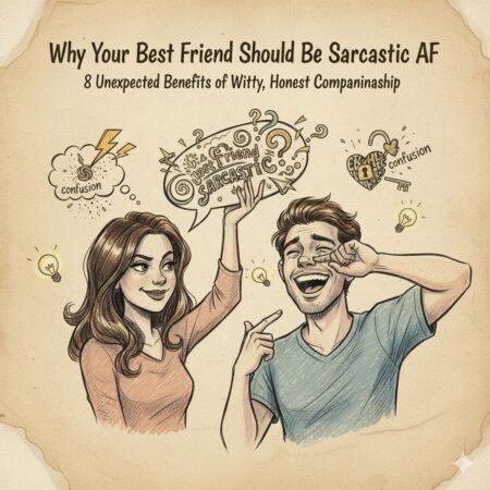 Why Your Best Friend Should Be Sarcastic : 8 Unexpected Benefits of Witty, Honest Companionship Why Your Best Friend Should Be Sarcastic