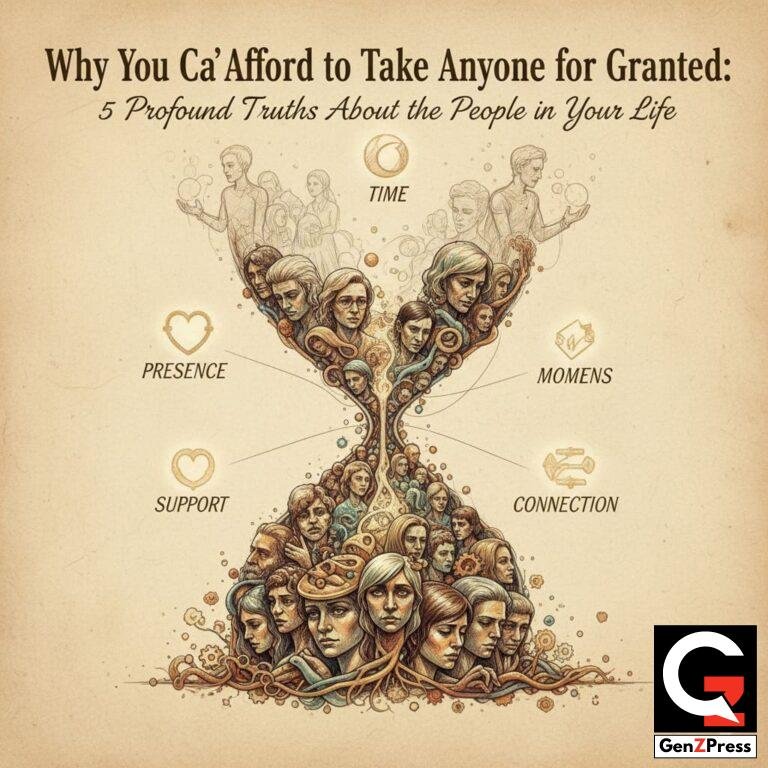 You Shouldn’t Take The People You Meet Anyone for Granted