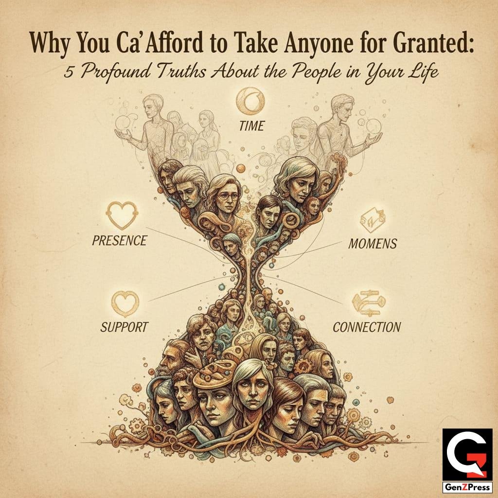 Why You Can’t Afford to Take Anyone for Granted: 5 Profound Truths About the People in Your Life You Shouldn’t Take The People You Meet Anyone for Granted